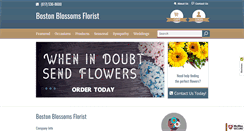 Desktop Screenshot of bostonblossomsflowers.com